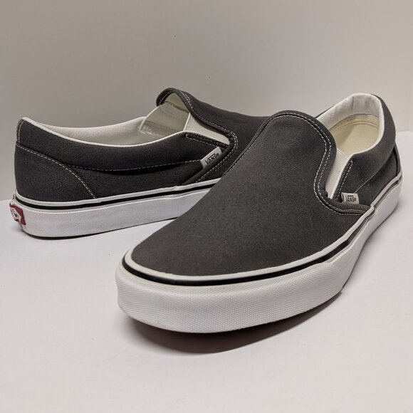 Vans Classic Slip-On Shoe in Charcoal Grey main image 12